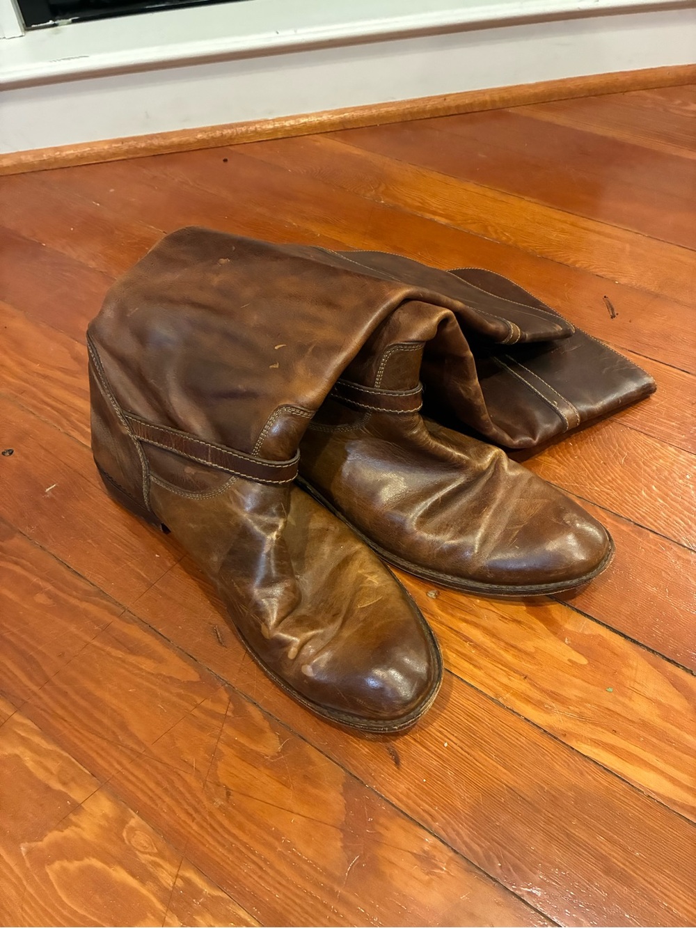 Frye Women's Brown Leather Knee-High Boots